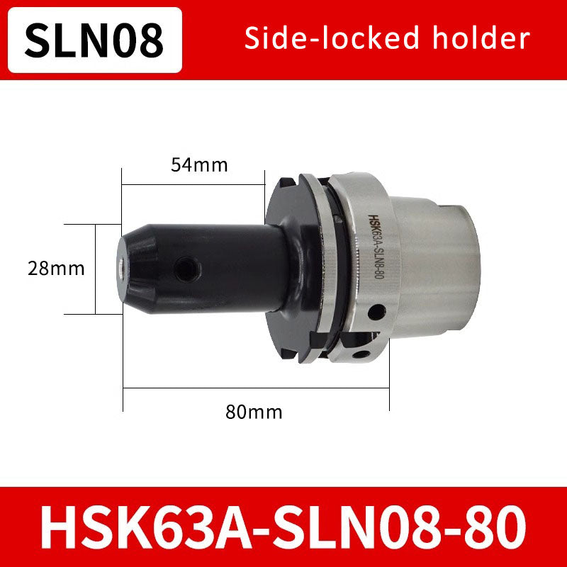 10005 HSK63A-SLN25 32 Side-fixed high-speed toolholder U-drill CNC toolholder High-precision balanced toolholder Shandong Denso Pricision Tools Co.,Ltd.